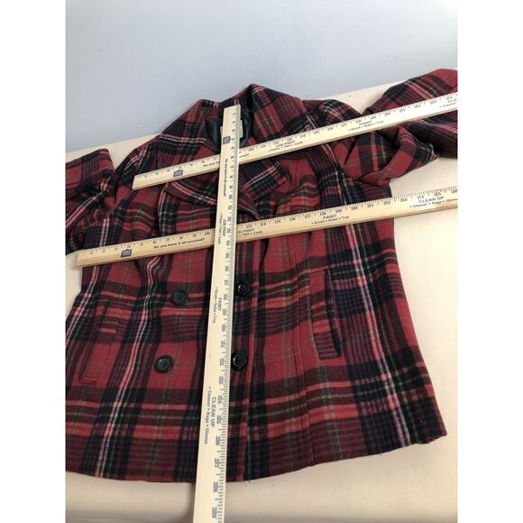 Old Navy Pea Coat XL Pocket Long Sleeve Full Double Breasted Pocket Bella Swan - Picture 7 of 8